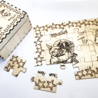 Puzzle dimensioni A4 Orizzontale Con Scatola