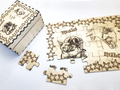 Puzzle dimensioni A4 Orizzontale Con Scatola