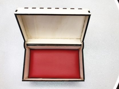 Bauletto 150mm in Ecopelle Rossa