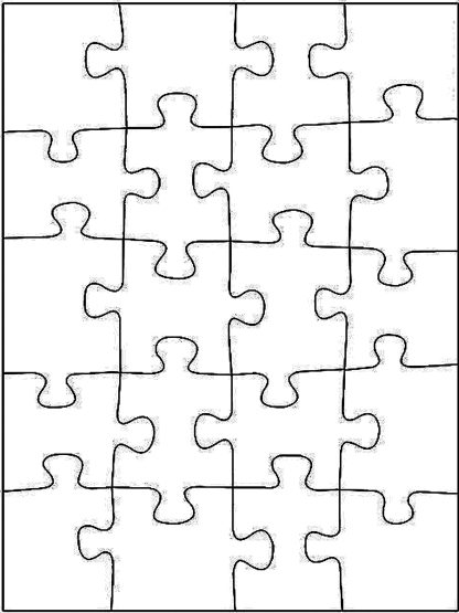 Puzzle dimensioni A4 Verticale Con Scatola