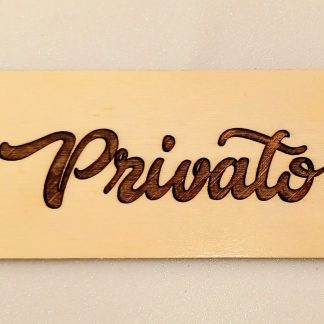 Targa Personalizzata Incisione a Laser