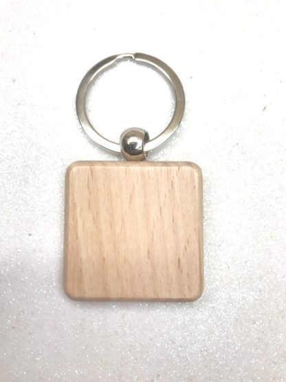 Portachiavi Legno Quadrato - immagine 3