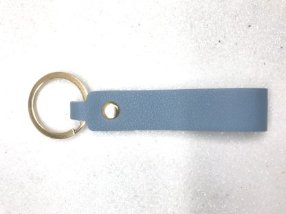 Portachiavi Ecopelle Blu Incisione Laser
