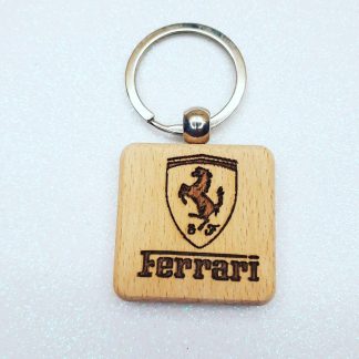 Portachiavi Legno Quadrato